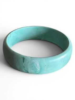 Vintage Turquoise Bakelite Bangle Bracelet